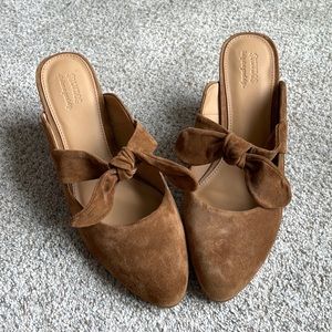 Soludos suede heels